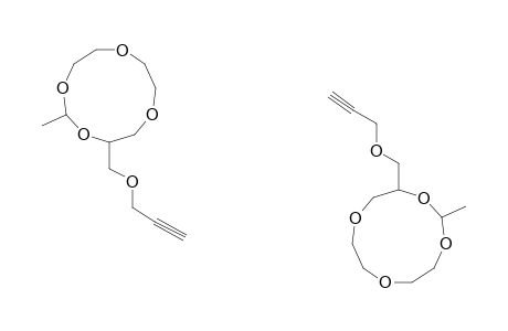 2-METHYL-4-(2-PROPYNYLOXYMETHYL)-1,3,6,9-TETRAOXACYCLOUNDECANE;MIXTURE_OF_ISOMERS