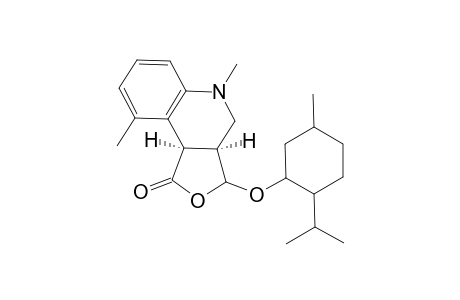 3-Menthyloxy-5,9-dimethyl-2(5H)furano[3,4-c]tetrahydroquinlineone