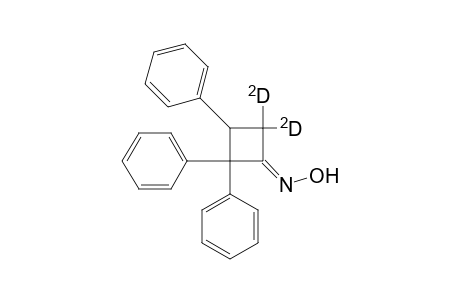 2,2,3-triphenyl-4,4-dideuterocyclobutan-1-one oxime