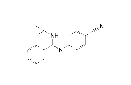 N-(tert-Butyl)-N'-(4-cyanophenyl)benzimidamide