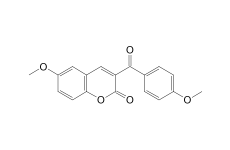 6-Methoxy-3-(4'-methoxybenzoyl)coumarin