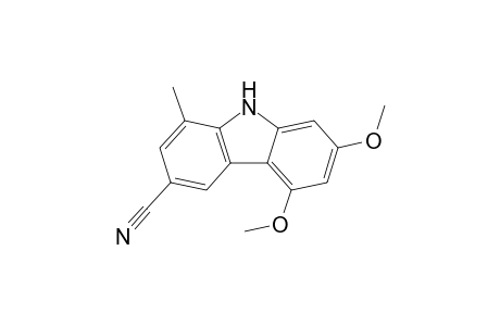 3-Cyano-5,7-dimethoxy-1-methylcarbazole