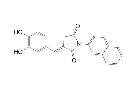 2,5-pyrrolidinedione, 3-[(3,4-dihydroxyphenyl)methylene]-1-(2-naphthalenyl)-, (3E)-