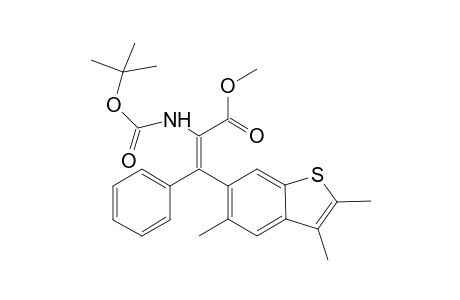 (E)-(butoxycarbonyl)-.delta.-phenyl-[.beta.-(2',3',5'-trimethylbenzo[b]thien-6'-yl)]-O-methyl