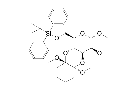 (1'S,2'S)-Methyl 6-o-tert-butyldiphenylsilyl-3,4-o-(1',2'-dimethoxycyclohexane-1',2'-diyl)-.alpha.,D-mannopyranoside