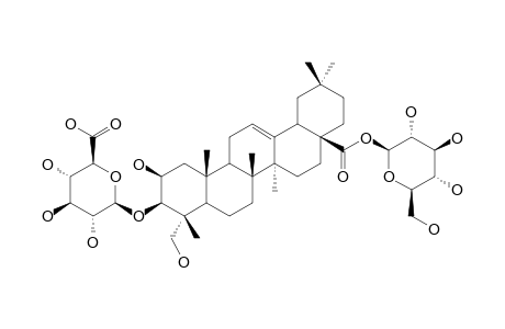 28-O-BETA-D-GLUCOPYRANOSYL-BAYOGENIN-3-O-BETA-D-GLUCURONOPYRANOSIDE