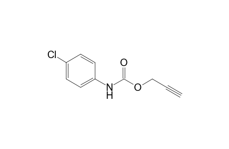Carbanilic acid, p-chloro-, 2-propynyl ester