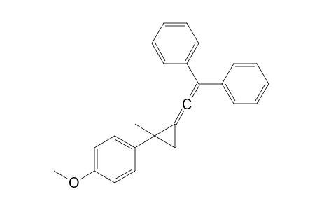 1-(p-methoxyphenyl)-1-methyl-3-(2,2-di(phenyl)ethenylidene)cyclopropane