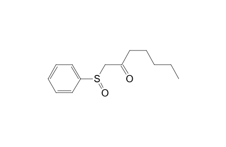 2-Heptanone, 1-(phenylsulfinyl)-