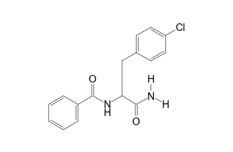 N-(alpha-carbamoyl-p-chlorophenethyl)benzamide