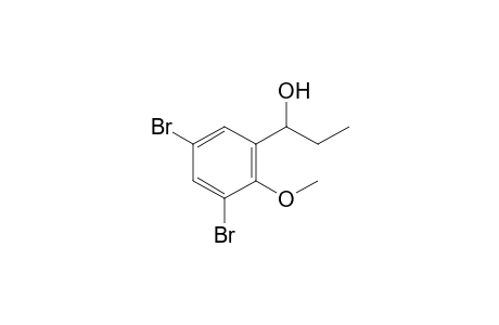 3,5-dibromo-alpha-ethyl-2-methoxybenzyl alcohol