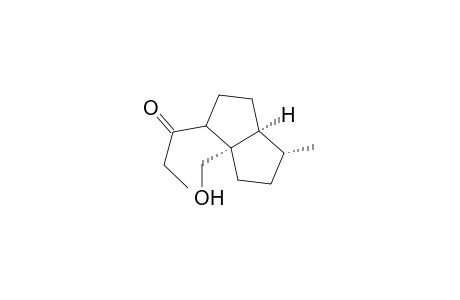 1-[(3aS,4R,6aS)-4-methyl-6a-methylol-2,3,3a,4,5,6-hexahydro-1H-pentalen-1-yl]propan-1-one