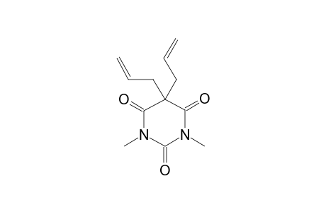 2,4,6(1H,3H,5H)-Pyrimidinetrione, 1,3-dimethyl-5,5-di-2-propenyl-