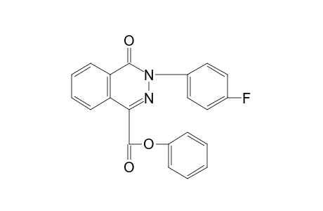 3,4-DIHYDRO-3-(p-FLUOROPHENYL)-4-OXO-1-PHTHALAZINECARBOXYLIC ACID, PHENYL ESTER