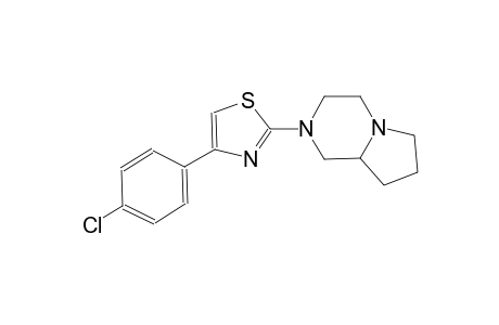 2-[4-(4-Chloro-phenyl)-thiazol-2-yl]-octahydro-pyrrolo[1,2-a]pyrazine
