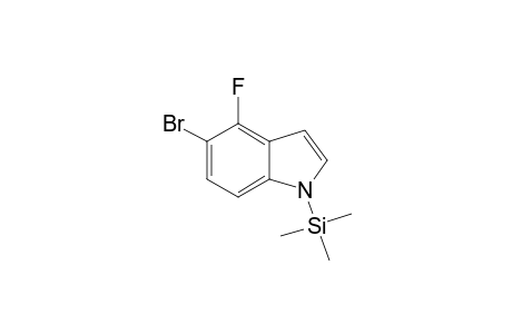 5-Bromo-4-fluoro-1H-indole, tms