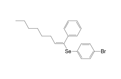 (E)-1-Phenyl-1-(4-bromophenylseleno)-1-octene