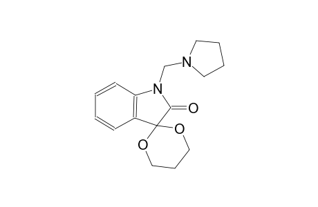 1'-(pyrrolidin-1-ylmethyl)spiro[[1,3]dioxane-2,3'-indolin]-2'-one