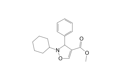 4-Isoxazolecarboxylic acid, 2-cyclohexyl-2,3-dihydro-3-phenyl-, methyl ester