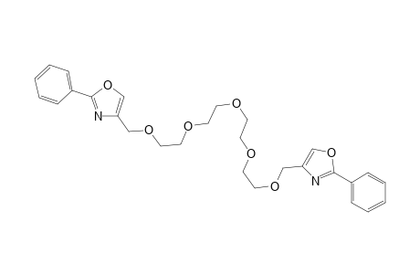1,13-Bis[2'-phenyl-4'-methyloxazole]tetraethylene glycol