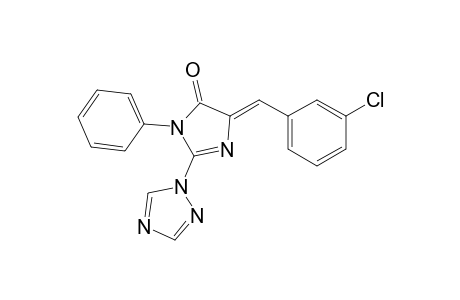 1-[4'-Oxo-5'-(m-chlorobenzylidene)-3'-phenylimidazolin-2'-yl]-1,2,4-triazole