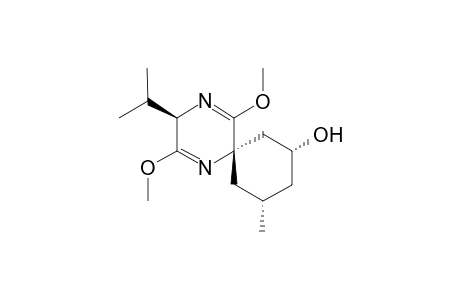 (2R,3'R,5S,5'R)-2,5-Dihydro-2-isopropyl-3,6-dimethoxypyrazine-5-spiro(5'-methylcyclohexan-3'-ol)
