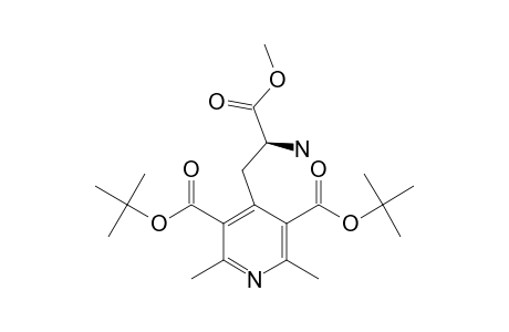 (2'S)-4-(2'-AMINO-2'-METHOXYCARBONYL-ETHYL)-2,6-DIMETHYL-PYRIDINE-3,5-DICARBOXYLIC-ACID-DI-TERT.-BUTYLESTER
