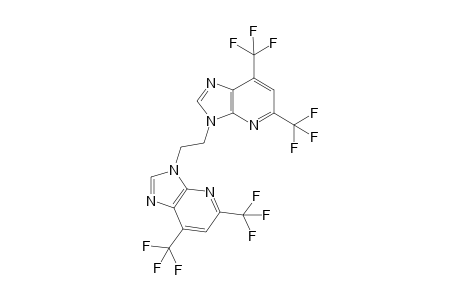 3,3'-ethane-1,2-diylbis[5,7-bis(trifluoromethyl)-3H-imidazo[4,5-b]pyridine]