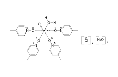 OXOAQUO[TETRAKIS(4-PICOLINE 1-OXIDE)]VANADIUM DICHLORIDE, TRIHYDRATE