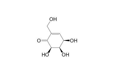 (4R,5R,6R)-2-(hydroxymethyl)-4,5,6-tris(oxidanyl)cyclohex-2-en-1-one