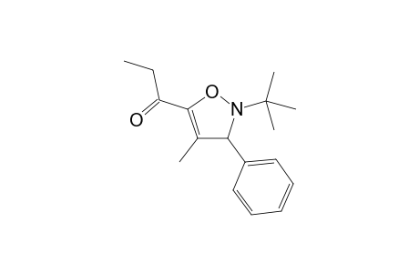 1-(2-tert-Butyl-4-methyl-3-phenyl-2,3-dihydro-isoxazol-5-yl)-propan-1-one