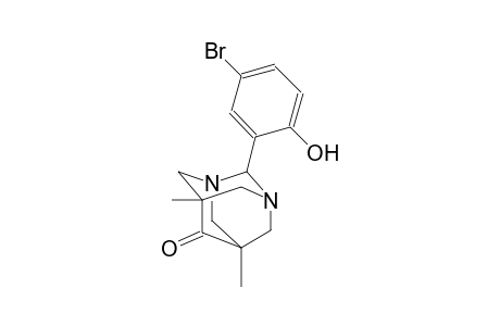 1,3-diazatricyclo[3.3.1.1~3,7~]decan-6-one, 2-(5-bromo-2-hydroxyphenyl)-5,7-dimethyl-
