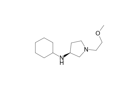 (3S)-N-cyclohexyl-1-(2-methoxyethyl)-3-pyrrolidinamine