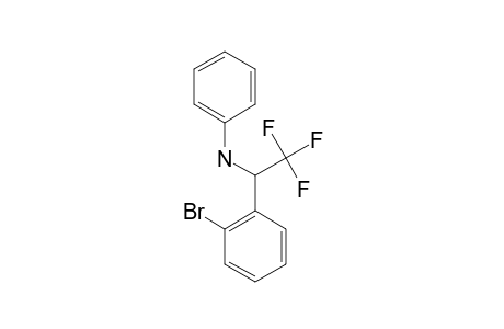 N-[1-(2-BROMOPHENYL)-2,2,2-TRIFLUOROETHYL]-ANILINE