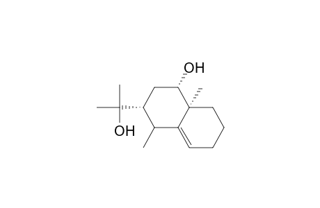 (+-)-(2.alpha.,4.alpha.,4a.alpha.)-1,2,3,4,4a,5,6,7-Octahydro-.alpha.,.alpha.,1,4a-tetramethyl-4-hydroxy-2-naphthalenemethanol