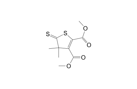 2,3-Thiophenedicarboxylic acid, 4,5-dihydro-4,4-dimethyl-5-thioxo-, dimethyl ester