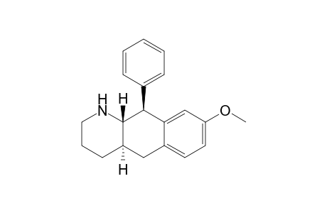 Benzo[g]quinoline, 1,2,3,4,4a,5,10,10a-octahydro-8-methoxy-10-phenyl-, (4a.alpha.,10.beta.,10a.beta.)-(.+-.)-