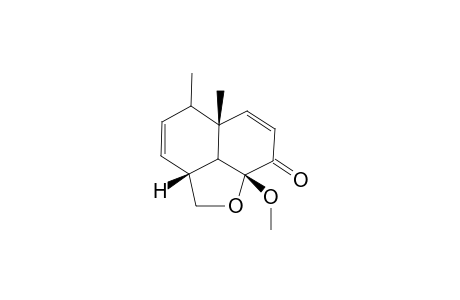 (2aR,5aS,8aR)-8a-Methoxy-5,5a-dimethyl-2,2a,5,5a,8a,8b-hexahydro-naphtho[1,8-bc]furan-8-one