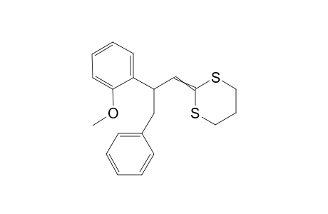 2-(2-(2-methoxyphenyl)-3-phenylpropylidene)-1,3-dithiane