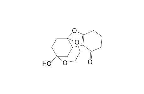 7H-5,11a-Ethano-1,4-dioxocino[5,6-b]benzofuran-7-one, 2,3,5,6,6a,8,9,10-octahydro-5-hydroxy-