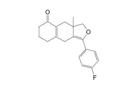 1-(4-fluorophenyl)-3a,4,7,8-tetrahydro-3a-methylnaphtho[2,3-c]furan-5(3H,6H,9H)-one