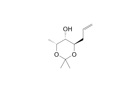 (4R,5S,6R)-4-Allyl-2,2,6-trimethyl-1,3-dioxan-5-ol