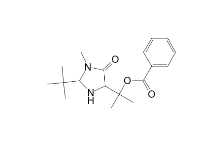 2-(2-tert-butyl-1-methyl-5-oxidanylidene-imidazolidin-4-yl)propan-2-yl benzoate
