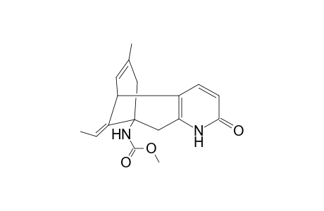 (E)-11-Ethylidene-5,8,9,10-tetrahydro-9-(methoxycarbonylamino)-7-methyl-5,9-methanocyclocta[b]pyridin-2-one