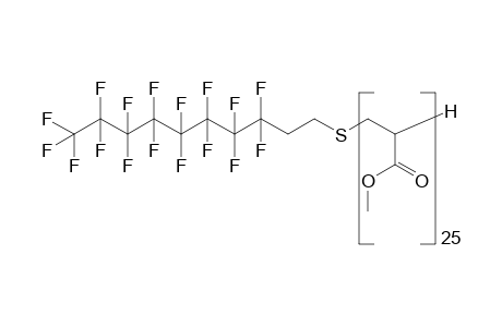 C8F17 end group poly methylacrylate