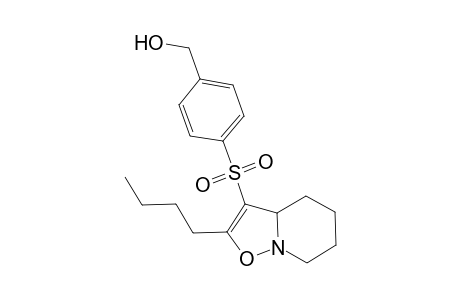2-n-Butyl-3-(p-hydroxymethyl)benzenesulfonyl)-4,5,6,7-tetrahydro-3aH-isoxazolo[2,3-a]pyridine