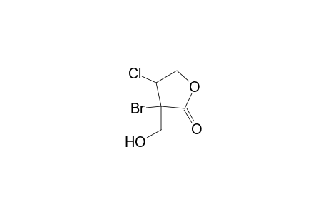 3-Bromo-4-chloro-4,5-dihydro-3-hydroxymethyl-3H-furan-2-one