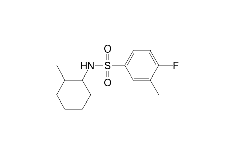 Benzenesulfonamide, 4-fluoro-3-methyl-N-(2-methylcyclohexyl)-