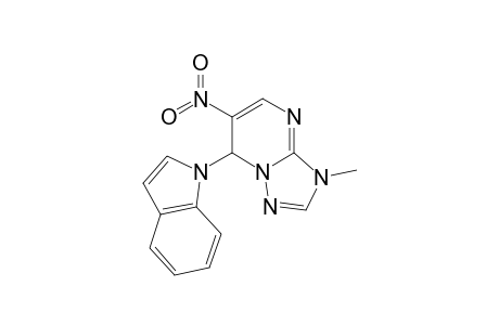3-Methyl-7-indolyl-6-nitro-4,7-dihydro-1,2,4-triazo[1,5-a]pyrimidine