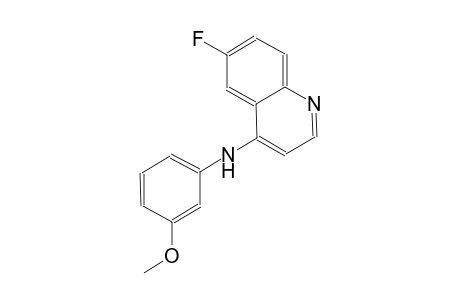 4-quinolinamine, 6-fluoro-N-(3-methoxyphenyl)-